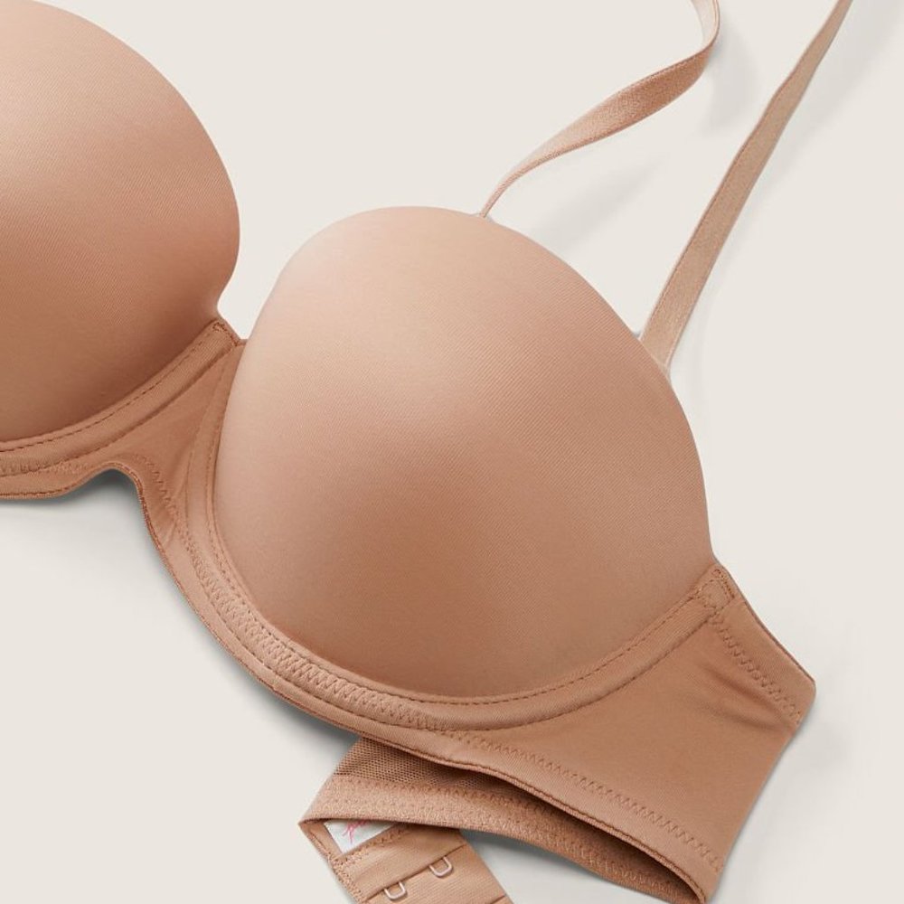 PINK WEAR EVERYWHERE STRAPLESS PUSH-UP BRA